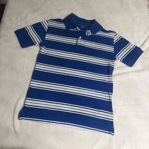 Tommy Hilfiger Blue Boys 8/10 and White Polo with Green Accents